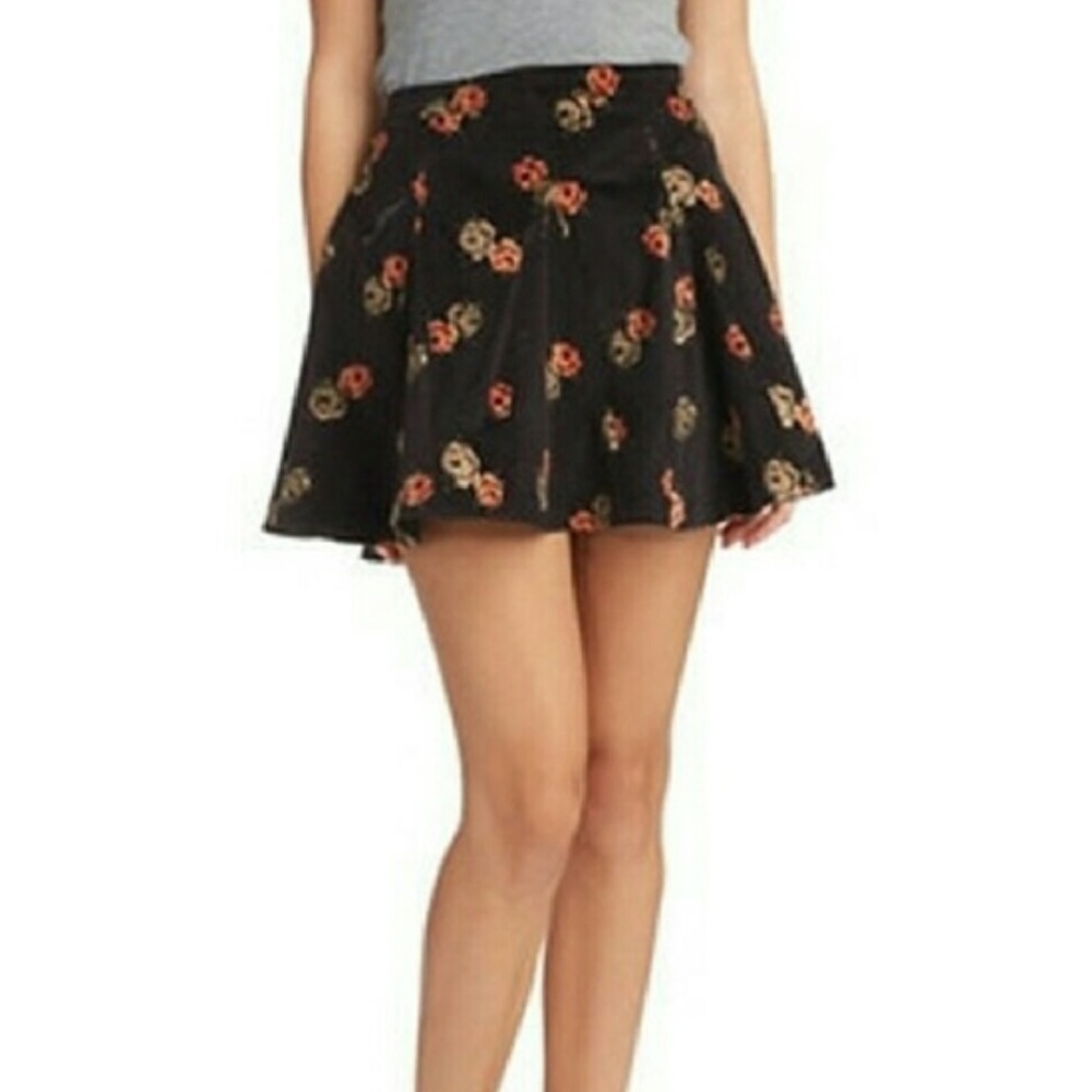 Free People NWT Good Day Sunshine Corduroy Skirt